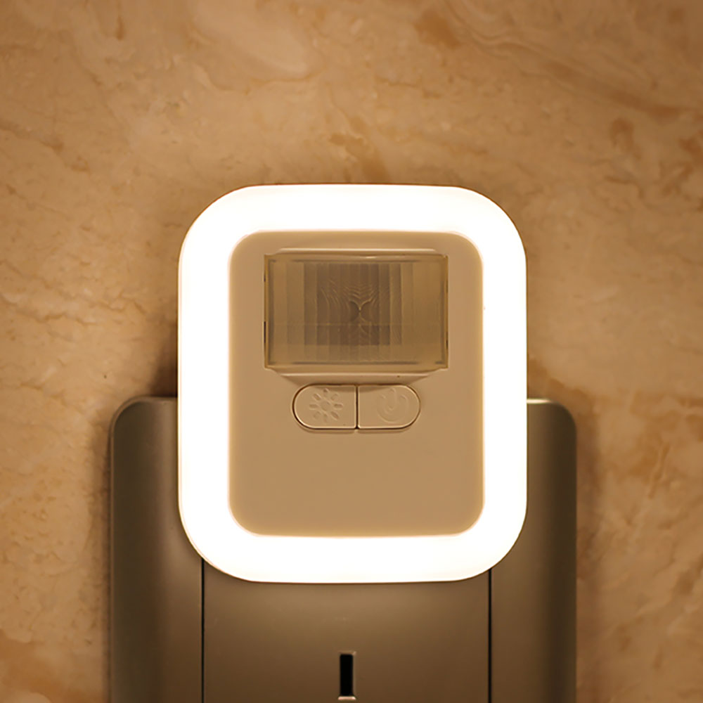 LED-natlampe med bevægelsessensor