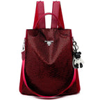 Abstract Print Anti-TheftConvertible Backpack