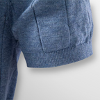 Men's Ribbed Knit Crew Neck T-Shirt