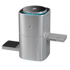Station de charge sans fil rotative 3-en-1 pour téléphone, montre et écouteurs