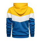 Sweat à capuche à enfiler pour homme, à couleurs contrastées