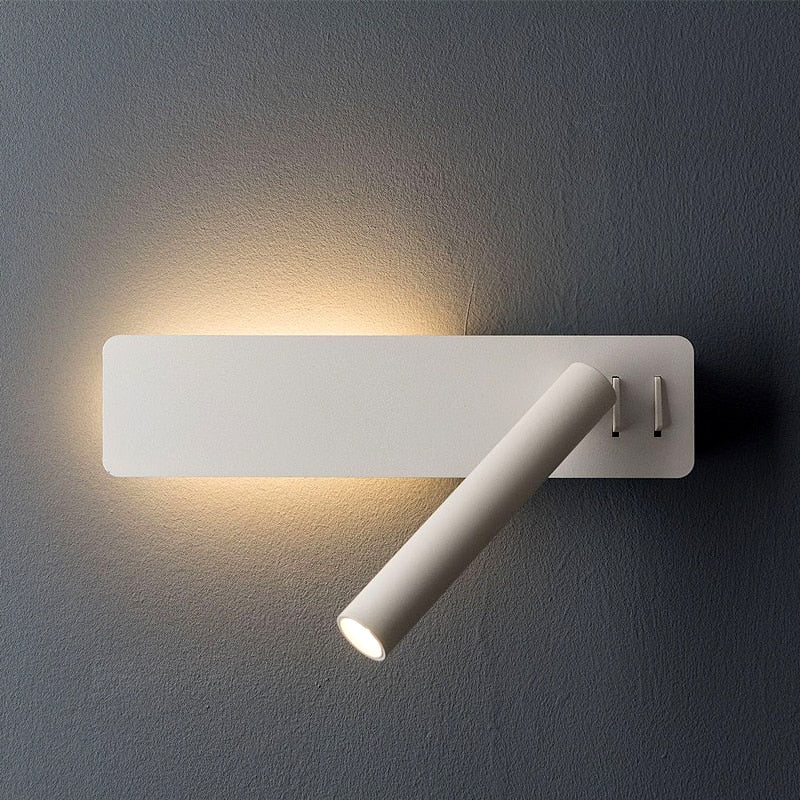Regulowana lampa do czytania LED montowana na ścianie
