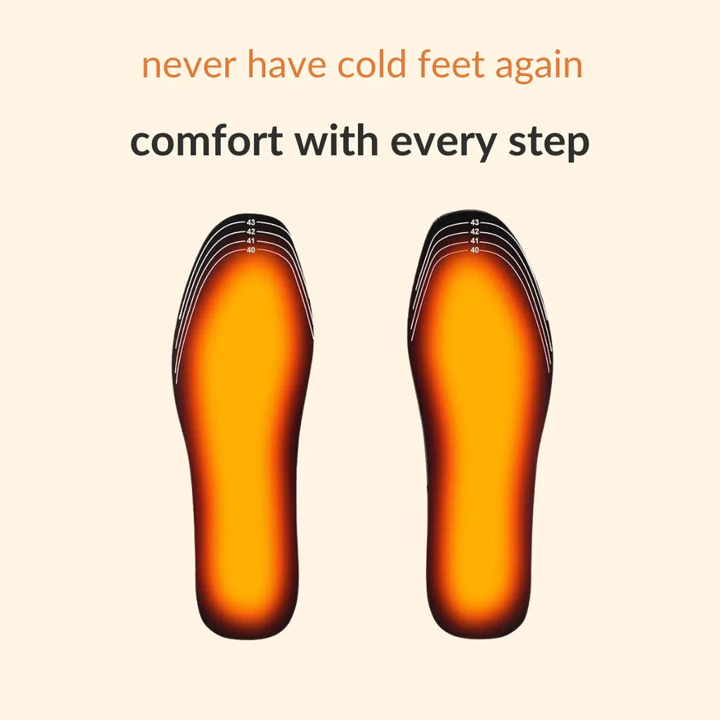 Heated Trim-to-Fit Shoe Insoles