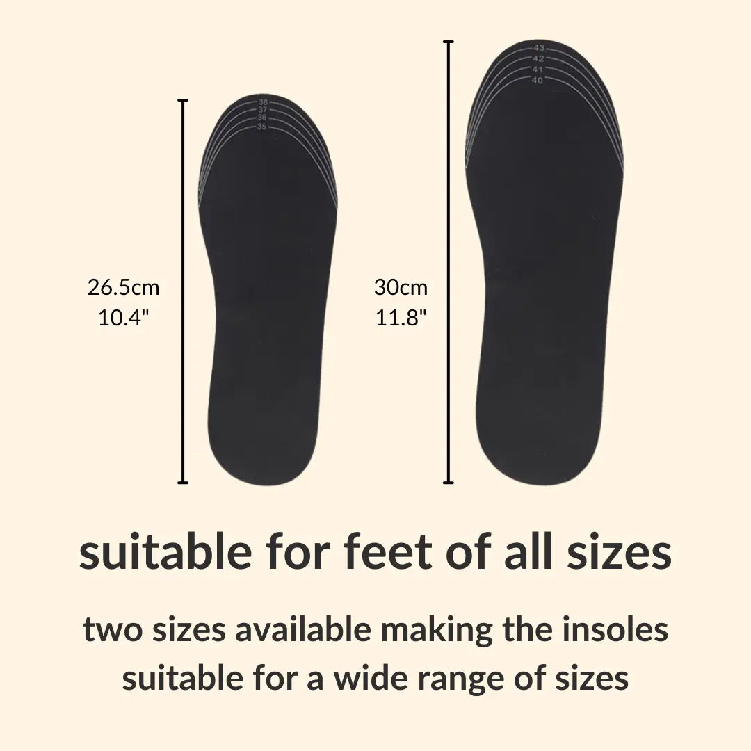Heated Trim-to-Fit Shoe Insoles