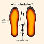 Heated Trim-to-Fit Shoe Insoles