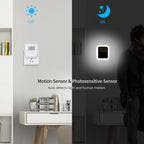 LED-natlampe med bevægelsessensor