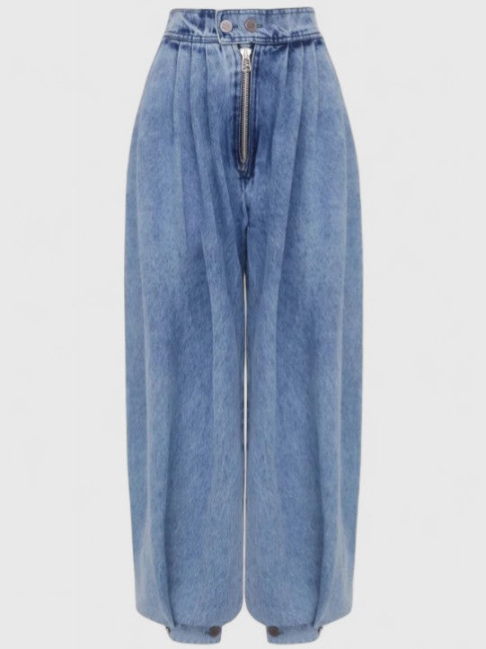 Ballonjeans für Damen mit hoher Taille