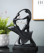 Abstract Dancing Couple Sculpture