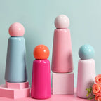 Insulated Reusable Water Bottle with Rounded Lid