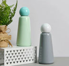 Insulated Reusable Water Bottle with Rounded Lid