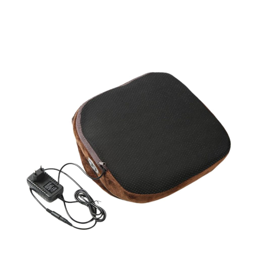 Electric Foot Massager with Plush Cover