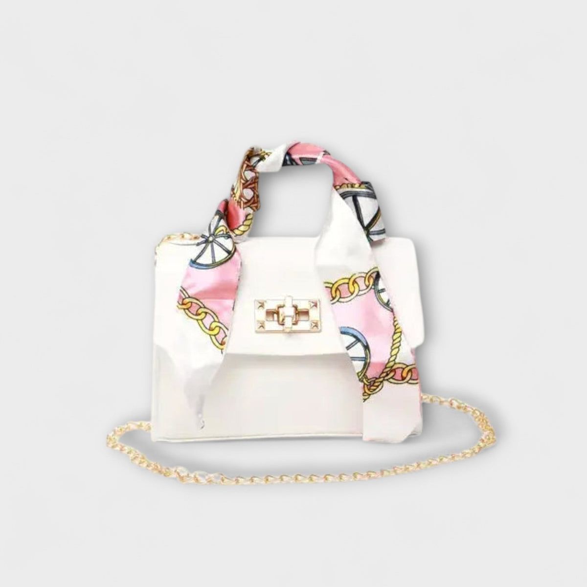 Crossbody-taske med tørklædehank til kvinder