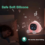 Sveglia digitale con personaggio carino, display e luce notturna da comodino