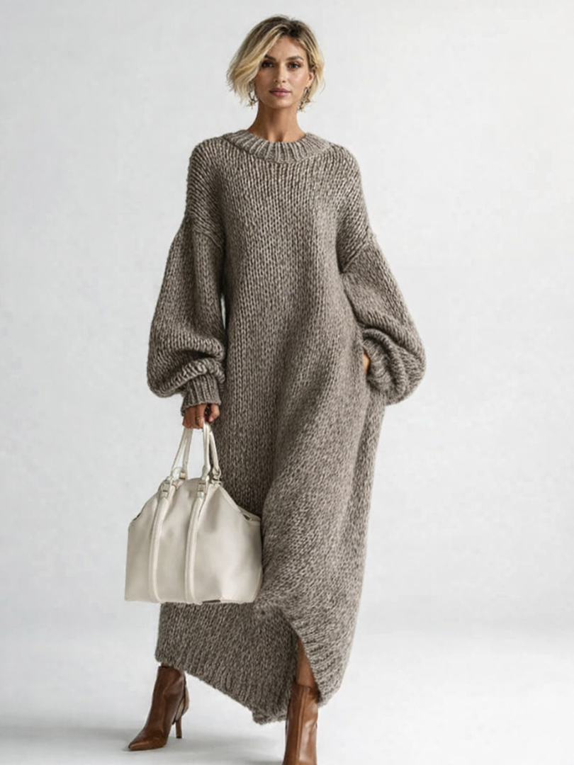 Women’s Oversized Knit Maxi Dress