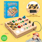 LumiPlayn interaktiivinen LED Montessori -puuhataulu