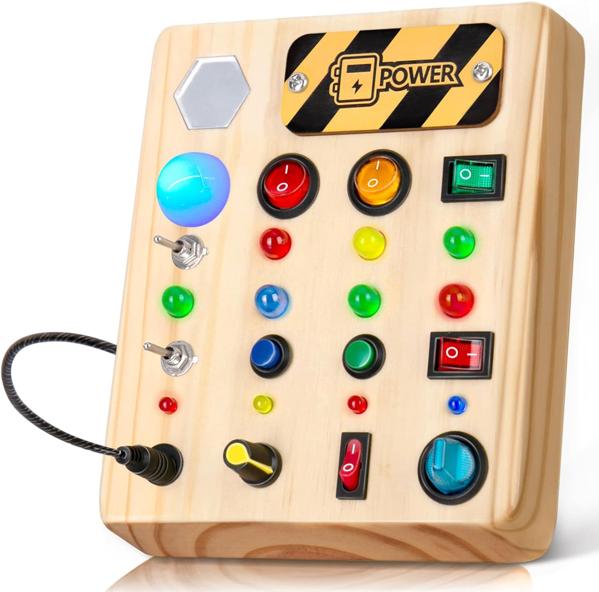 LumiPlayn interaktiivinen LED Montessori -puuhataulu