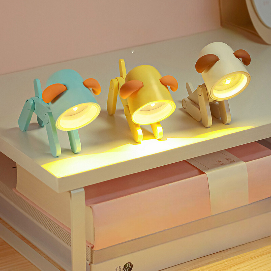 Justerbar LED-bordlampe formet som et dyr