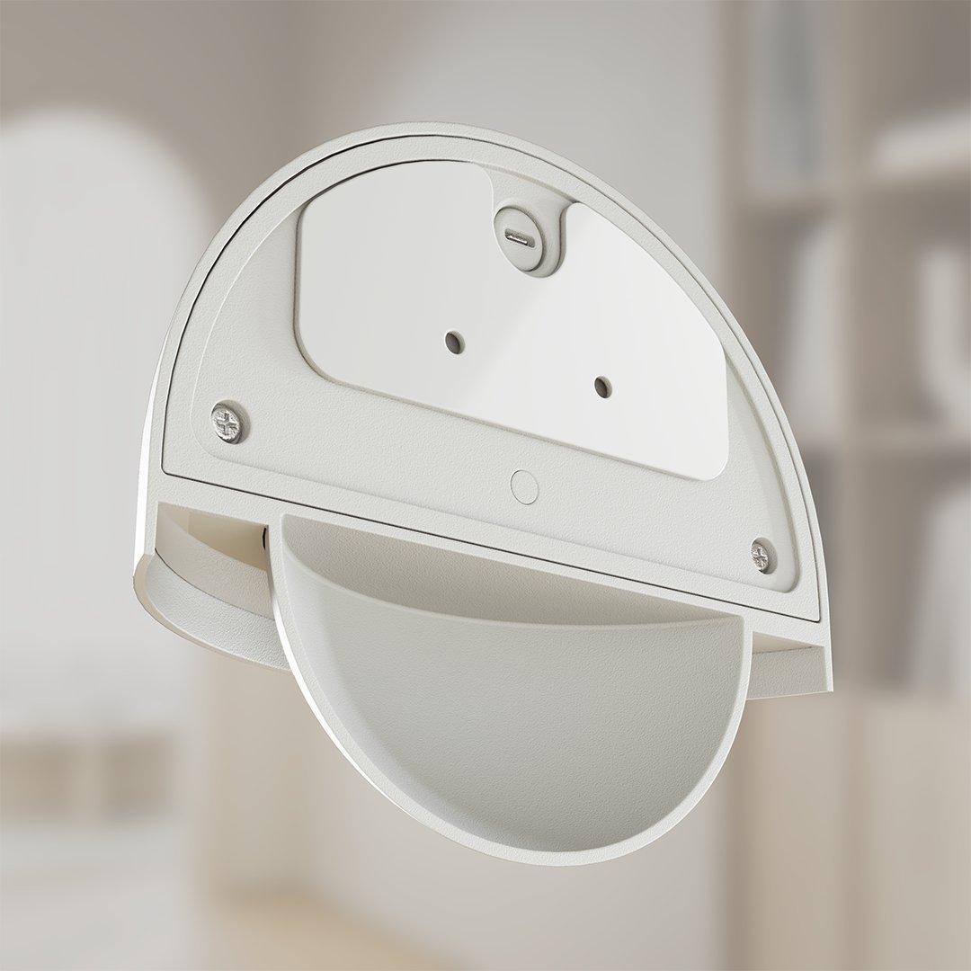 Luz LED moderna de pared de 360° para interiores y exteriores