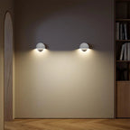 Luz LED moderna de pared de 360° para interiores y exteriores