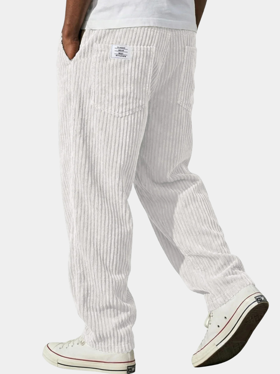 Men’s Ribbed Casual Trousers