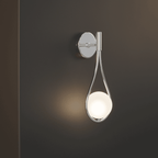 Nordycka szklana lampa ścienna w kształcie kropli