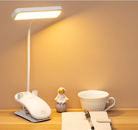 Flexible LED Desk Lamp with Clip Base