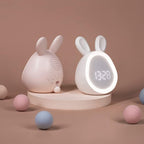 Digitaler LED-Wecker mit Häschenmotiv für Kinder