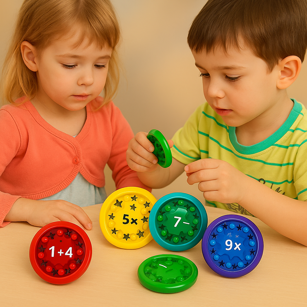 Kids Maths Learning Wheel Set