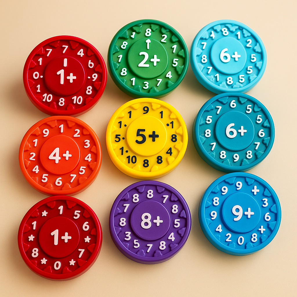 Kids Maths Learning Wheel Set