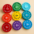Kids Maths Learning Wheel Set