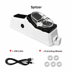 Electric Knife Sharpener with Protective Blade Guide
