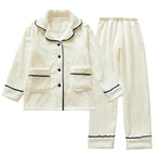 Ensemble de pyjama en flanelle côtelée