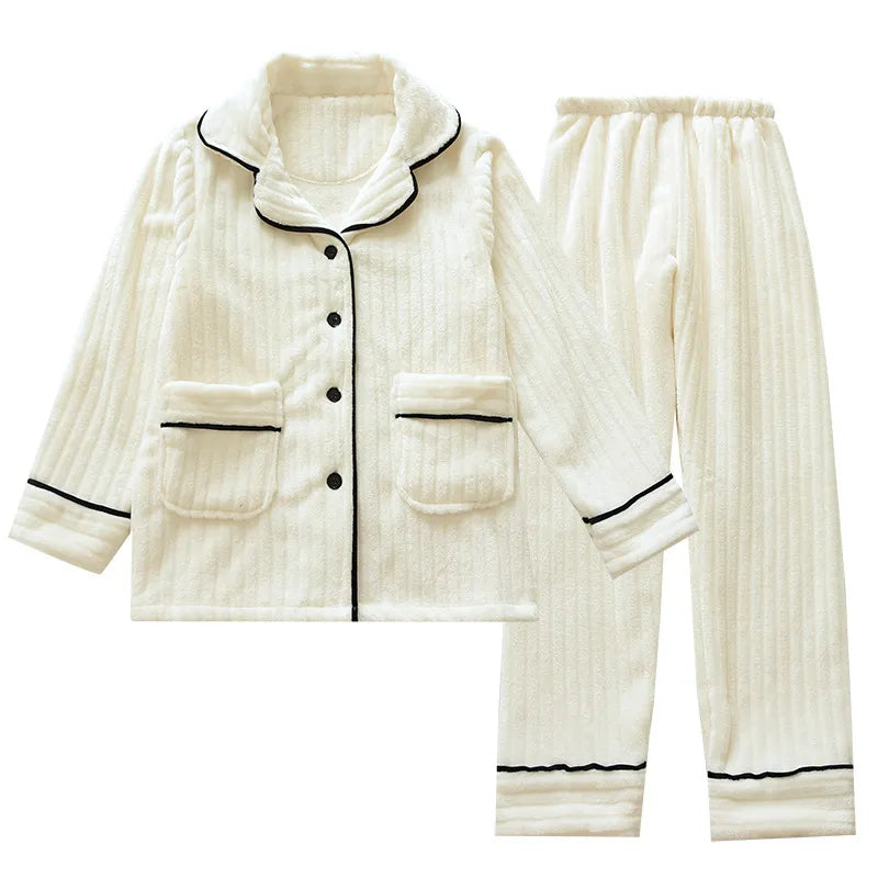 Ensemble de pyjama en flanelle côtelée