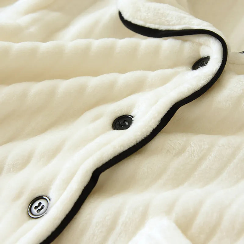 Ensemble de pyjama en flanelle côtelée