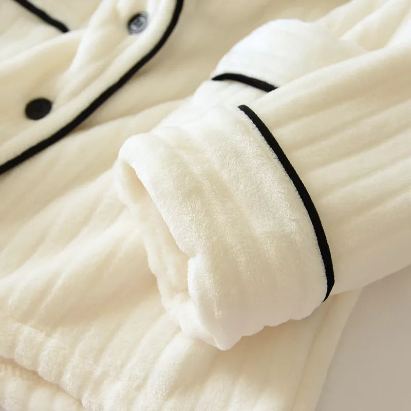 Ensemble de pyjama en flanelle côtelée