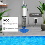 Aspiradora inalámbrica recargable de mano para piscinas