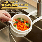 Sink Draining and Strainer Basket Set