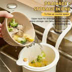 Sink Draining and Strainer Basket Set