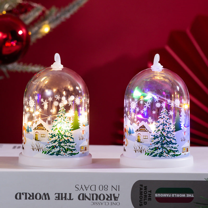 LED-dekoration med julkupol