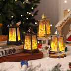 Beleuchtete Weihnachtslaternen-Dekoration