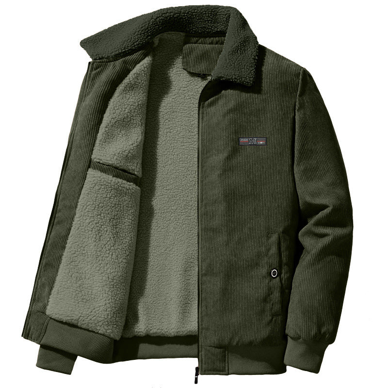 Men’s Sherpa Collar Zip Jacket