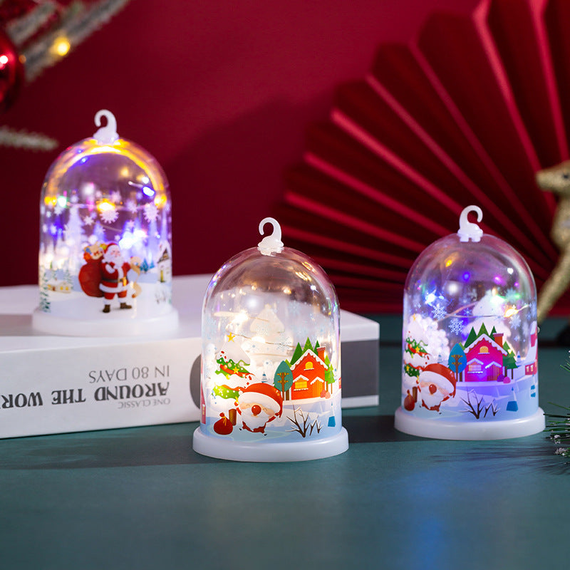 LED-dekoration med julkupol