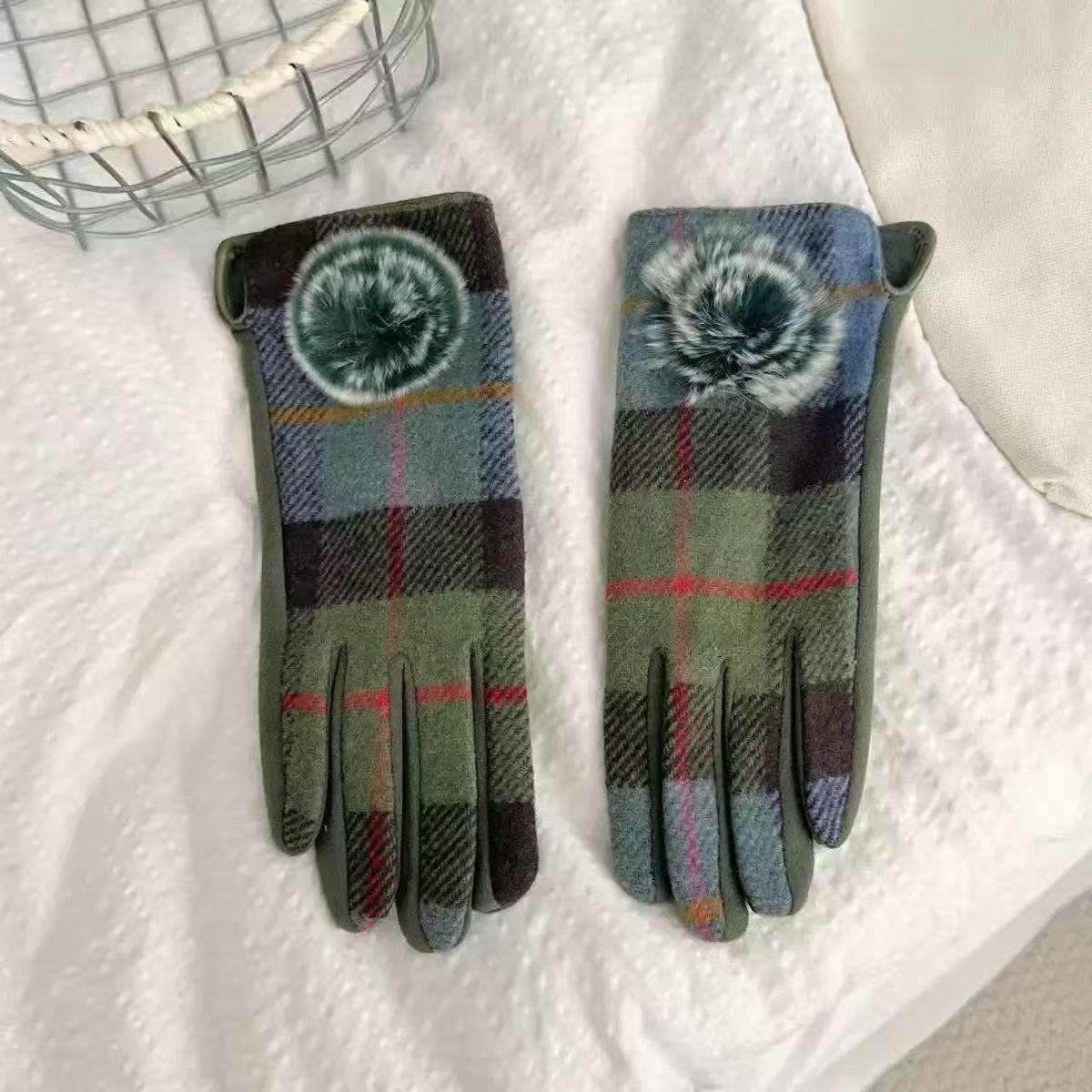 Klassiske vinterhandsker med touchskærm