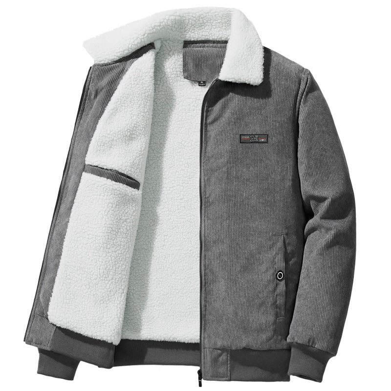 Men’s Sherpa Collar Zip Jacket