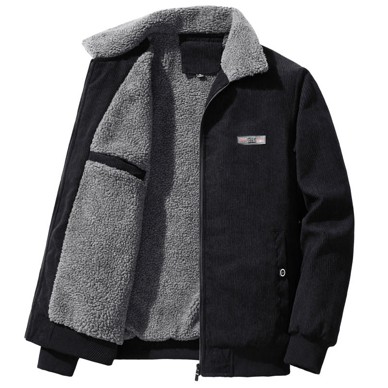 Men’s Sherpa Collar Zip Jacket