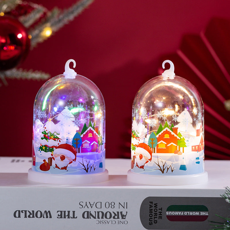 LED-dekoration med julkupol