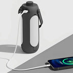 Genopladelig, sammenklappelig LED-campinglygte med powerbank
