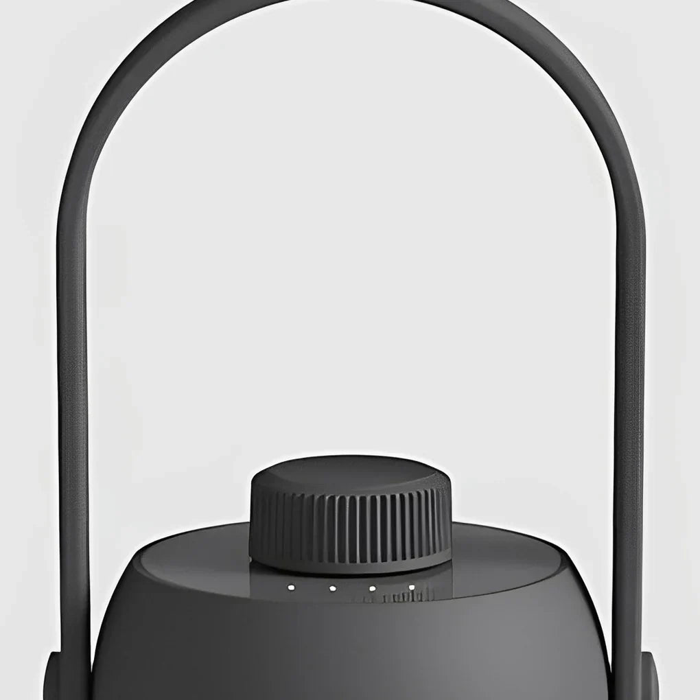 Genopladelig, sammenklappelig LED-campinglygte med powerbank