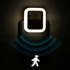 LED-natlampe med bevægelsessensor