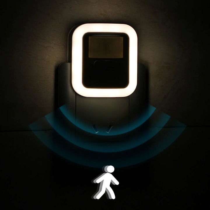 LED-natlampe med bevægelsessensor